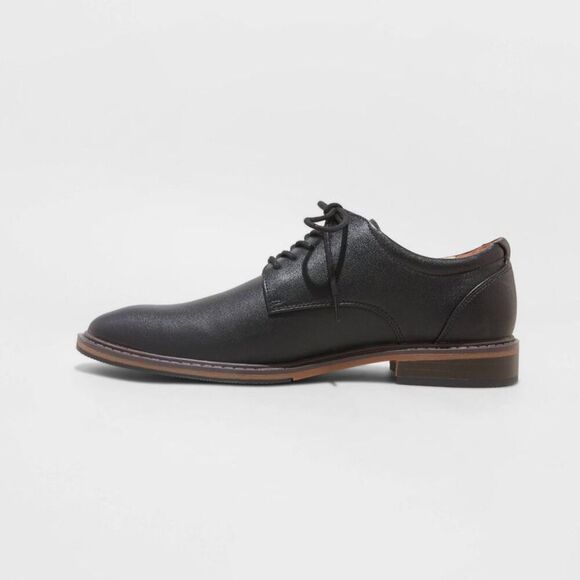 Goodfellow & Co - Men's Leo Oxford Dress Shoes - Goodfellow & Co Bla Black - Picture 2 of 4